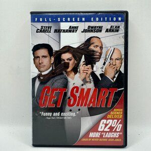 Get Smart Full-Screen Edition DVD Steve Carell Anne Hathaway Dwayne Johnson